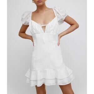 Significant Other Imani Mini Dress Ivory White Size 4